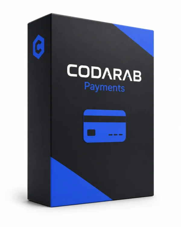 3D box of CODARAB Payments plugin – high-risk WooCommerce payment gateway powered by PayPal API