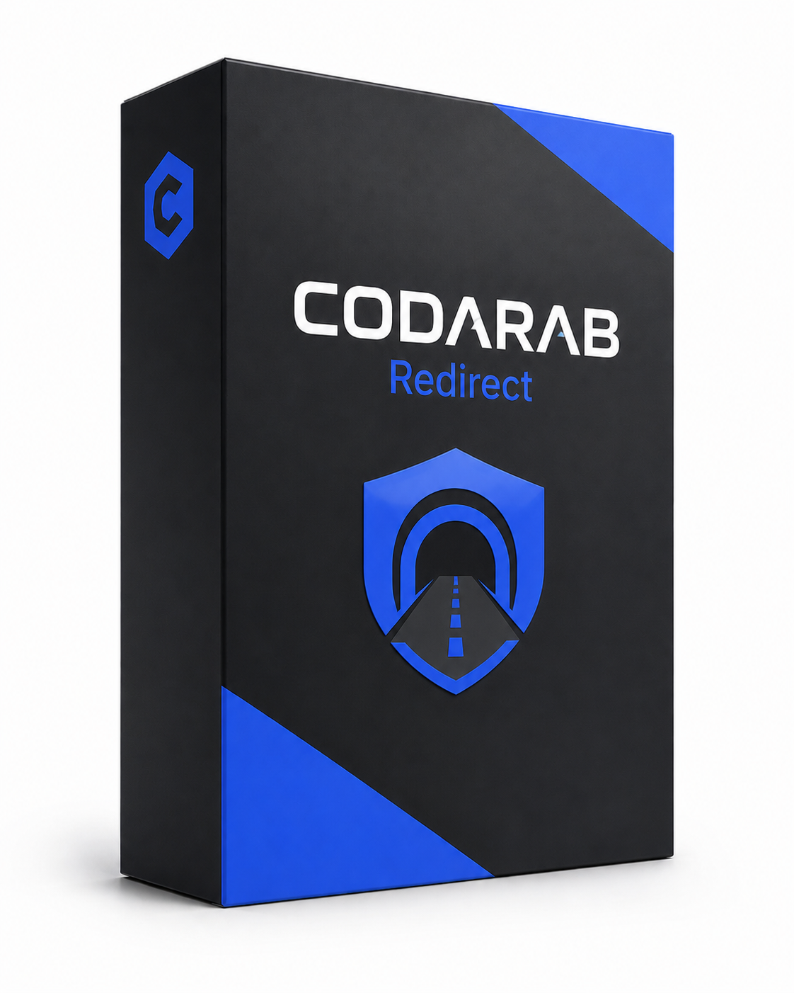 3D box of CODARAB Redirect cloaking plugin – WooCommerce checkout protection for high-risk sites